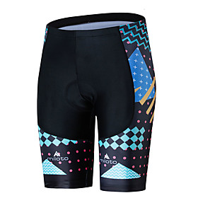 Miloto Women's Cycling Shorts Bike Shorts Bottoms UV Resistant Quick Dry Sports Black / Blue Mountain Bike MTB Road Bike Cycling Clothing Apparel Race Fit Bike