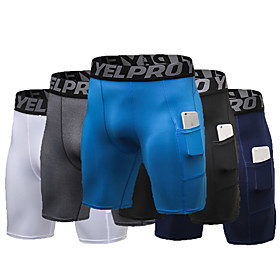 YUERLIAN Men's Running Shorts Compression Shorts Athletic Shorts Compression Clothing Bottoms with Phone Pocket Elastic Waistband Elastane Fitness Gy YUERLIAN Men's Running Shorts Compression Shorts Athletic Shorts Compression Clothing Bottoms with Phone Pocket Elastic Waistband Elastane Fitness Gy