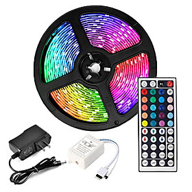 ZDM 5M LED Strip Lights Waterproof RGB Tiktok Lights 300 x 2835 8mm Flexible and IR 44Key Remote Control Linkable Self-adhesive Color-Changing ZDM 5M LED Strip Lights Waterproof RGB Tiktok Lights 300 x 2835 8mm Flexible and IR 44Key Remote Control Linkable Self-adhesive Color-Changing