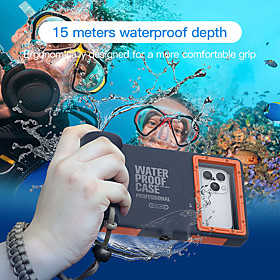 Universal Waterproof Underwater Photography Housings for iPhone 12 11 Pro Max XR 7 7 Plus 8 Plus[50ft/15m] Diving Case for iPhone 6 6s 6s Plus