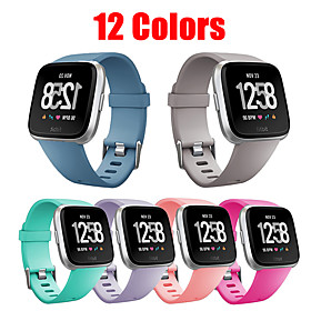 Smart Watch Band for Fitbit 1 pcs Modern Buckle Silicone Replacement  Wrist Strap for Fitbit Versa Fitbi Versa Lite Fitbit Versa2