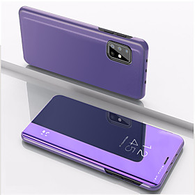 Case For Samsung Galaxy Galaxy A11 A10S A20S M30S A51 A31 A71 A11 M11 A21S A51 5G A31 5G Shockproof  Mirror Full Body Cases Solid Colored PC