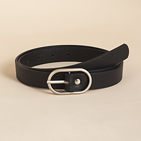 Women's Waist Belt leatherette Alloy Belt Vintage