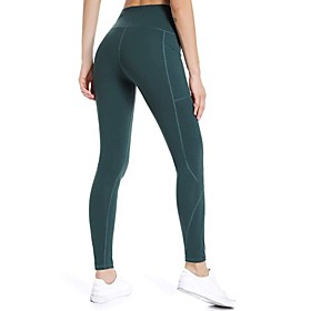 Women's High Waist Running Tights Leggings Compression Pants Street Bottoms with Phone Pocket Winter Fitness Gym Workout Running Jogging Training Butt Lift Bre