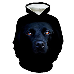 Men's Pullover Hoodie Sweatshirt Graphic Hooded Holiday Weekend 3D Print Casual Hoodies Sweatshirts  Black