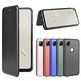 Phone Case For Google Pixel 3 Pixel 3XL Pixel 3A Pixel 3AXL Pixel 4 Pixel 4XL Pixel 4A Wallet Shockproof Magnetic Full Body Cases Carbon Fiber