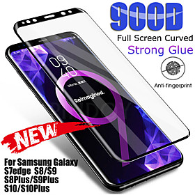 900D Full Curved Tempered Glass For Samsung S8 S9 Plus S10 Lite s10 Plus Protective Glass For Samsung Note 8 9 10 Pro Screen Protector