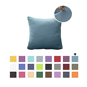 1 Pc Decorative Solid Color Throw Pillow Cover Pillowcase Cushion Cover for Bed Couch Sofa 1818 Inches 4545cm