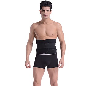 Back Support / Lumbar Support Belt Corset 1 pcs Sports Chinlon Spandex Fabric Exercise  Fitness Running Gymnatics Elastic Breathable Trainer For Men's Sport