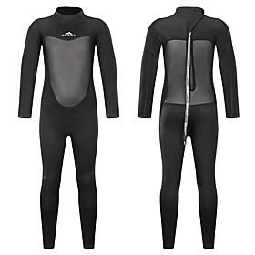 SBART Women's Men's Full Wetsuit 2mm SCR Neoprene Diving Suit Thermal Warm Quick Dry Stretchy Long Sleeve Back Zip - Swimming Diving Surfing Scuba Patchwork Au