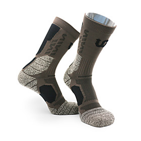 Men's Women's Ski Socks Ski / Snowboard Basketball Camping Thermal Warm Breathable Socks Ski Wear / Stretchy