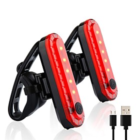 Outdoor Bicycle Lights USB Charging LED Warning Lights Night Bike Rear Light Cycling Waterproof Tail Light For Cycling Bicycle