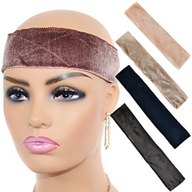 Wig Headband Gold Velvet Non-lace Wig Headband Headgear Solid Wig Headband Beautification And Safe Fixing