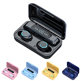 F9-9 Wireless Earbuds TWS Headphones True Wireless Bluetooth5.0 Stereo with Volume Control with Charging Box Mobile Power for Smartphones Smart Touch Control f
