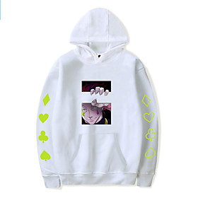 Inspiré par Hunter X Hunter Hisoka Sweat à capuche Anime Mélangé polyester / coton Imprimés Photos Imprimé Harajuku Art graphique Sweat à capuche Pour Femme /