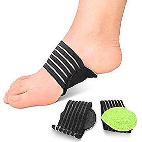 cushioned compression arch support sleeves foot relief cushions brace for plantar fasciitis, fallen arches, flat and achy feet problems for men and women (thic