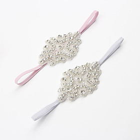1pcs Toddler Girls' Sweet Floral Beaded Hair Accessories Blushing Pink / White / Headbands