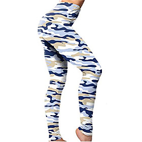 women premium ultra soft camo leggings - soft stretch military army print (color 2)