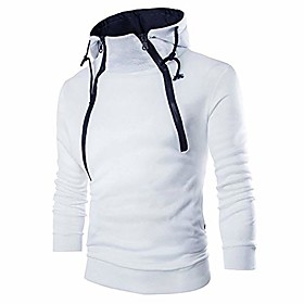 Sweats à capuche unisexes unisexes de couleur unie pour hommes