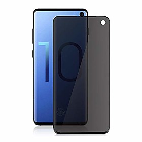 galaxy s10 privacy screen protector, welmax [no bubbles] [case friendly] [full coverage] [3d touch] premium tempered glass screen protector,for samsung galaxy