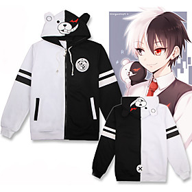 Inspiré par Danganronpa Monokuma Manga Costumes de Cosplay Japonais Hoodies de cosplay Sweat à capuche Pour Femme Homme