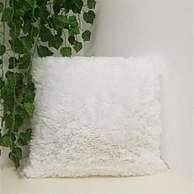 1 pcs Velvet Synthetic Pillow Cover Simple Modern Square Zipper Traditional Classic
