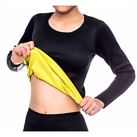 Sweat Waist Trainer Shirt Sports Neoprene Gym Workout Exercise  Fitness Slimming Hot Sweat Fat Burning For Women