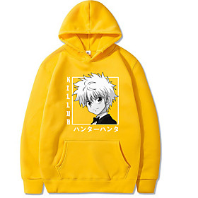 Inspiré par Hunter X Hunter Gon Freecss Killua Zoldyck Costume de Cosplay Sweat à capuche Mélangé polyester / coton Imprimés Photos Imprimé Harajuku Art graphi