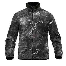 men's hunting tactical army jackets winter warm camouflage military fleece jacket thicken coat combat windproof windbreaker softshell outerwear hiking camping