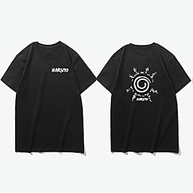 Inspired by Naruto Uzumaki Naruto Cosplay Costume T-shirt Polyester / Cotton Blend Graphic Prints Printing Harajuku Graphic T-shirt For Women's / Men's