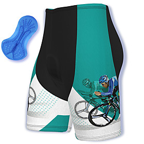 21Grams Men's Cycling Shorts Summer Spandex Polyester Bike Shorts Pants Padded Shorts / Chamois 3D Pad Quick Dry Moisture Wicking Sports Blue Mountain Bike MTB