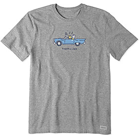 Men's Unisex Tee T shirt Shirt Hot Stamping Graphic Prints Car Plus Size Print Short Sleeve Casual Tops 100% Cotton Basic Designer Big and Tall Round Neck Gray