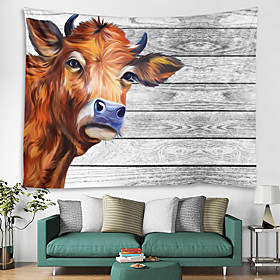 3D Animal Wall Tapestry Art Decor Blanket Curtain Hanging Home Bedroom Living Room Decoration and Modern and Animal