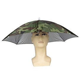 Outdoor Fishing Cap Foldable Umbrella Hat Fishing Hat Hiking Camping Beach Headwear Sun Cap Sunscreen Shade Umbrella