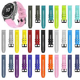 Smartwatch Band for Garmin Fenix 6 / 6 pro / Fenix5 / 5Plus Sport Band Soft Comfortable Silicone QuickFit Wrist Strap 22mm