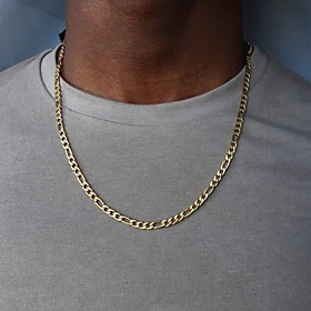 Women's Men's Chain Necklace Chains Fashion Alloy Silver Gold 45-66 cm Necklace Jewelry 1pc For Party Evening Street