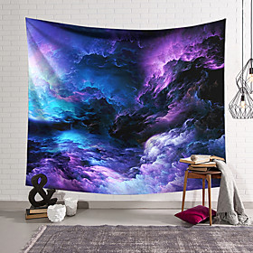 Multicolor Sky Wall Tapestry Art Decor Blanket Curtain Hanging Home Bedroom Living Room Decoration Polyester Fantasy