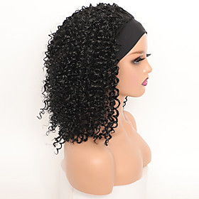 Headband wig 2021 new short deepwavy small curly fluffy explosion wig