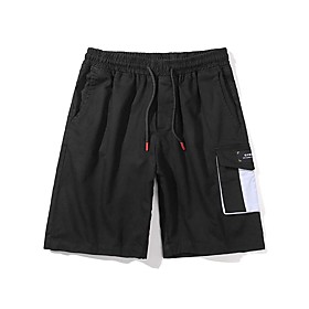Men's Cargo Chino Chinos Tactical Cargo Pants Solid Colored Black