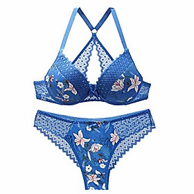 Bra Strapped 3/4 cup Blue
