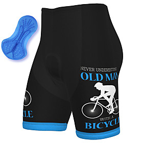21Grams Men's Cycling Shorts Summer Spandex Polyester Bike Shorts Pants Padded Shorts / Chamois 3D Pad Quick Dry Moisture Wicking Sports Black Mountain Bike MT