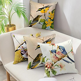 Double Side Cushion Cover 1PC Soft Decorative Square  Pillowcase for Sofa bedroom Car Chair Superior Quality Outdoor Cushion Patio Throw Pillow Covers for Gard