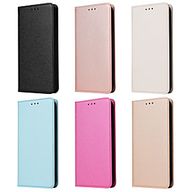 Genuine Leather Flip Phone Case For iPhone 12 Pro Max 11 SE 2020 X XR XS Max 8 7 6 Magnetic Closure Full Protection Design Wallet Flip with Card Slots