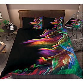 3D Printing Home Bedding Duvet Cover Sets Soft Microfiber For Kids Teens Adults Bedroom Abstract 1 Duvet Cover  1/2 Pillowcase Shams