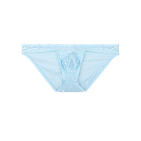 Men's 1 PC Basic Briefs Underwear Low Waist Blue Purple Blushing Pink M L XL