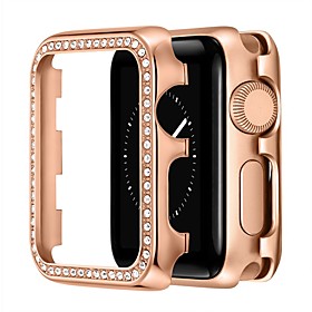 Cases For Apple iWatch Apple Watch Series 6 / SE / 5/4 44mm / Apple Watch Series  6 / SE / 5/4 40mm / Apple Watch Series  3/2/1 38mm Alloy Screen Protector Sma