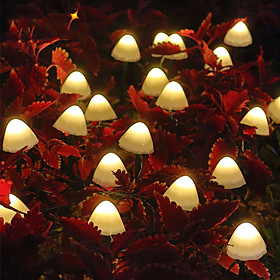 LED Solar String Light Outdoor Garden Decoration Mushroom Lights IP65 Waterproof Garland Patio Decor Outdoor Solar Lights Fairy Light