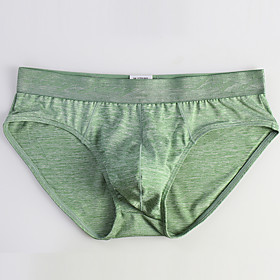 Men's 1 PC Basic Briefs Underwear Low Waist Blue Purple Green S M L