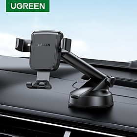UGREEN Phone Holder Stand Mount Car Car Holder Cupula Type Gravity Type Adjustable Aluminum Alloy ABS Phone Accessory iPhone 12 11 Pro Xs Xs Max Xr X 8 Samsung