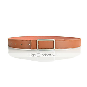 Women's Waist Belt Daily Date Dress Red Brown Belt Solid Colored / Work / Leather / Pink / Spring / Summer